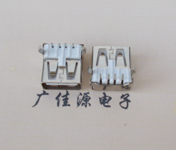 四川USB AF母座 LCP 耐高温250度280度 环保白胶芯