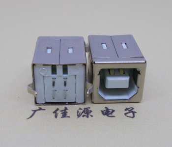 四川USB BF180度母座 打印机接口 立式直插带赛