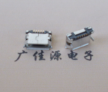 四川Micro USB卷口 B型(无柱）插板脚间距6.4普通端子