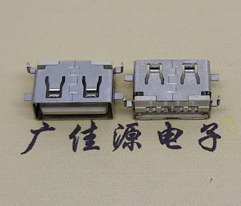 四川USB母座 前贴后插 沉版1.1/1.9总长8.5mm大电流
