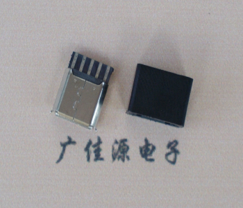 四川麦克-迈克 接口USB5p焊线母座 带胶外套 连接器