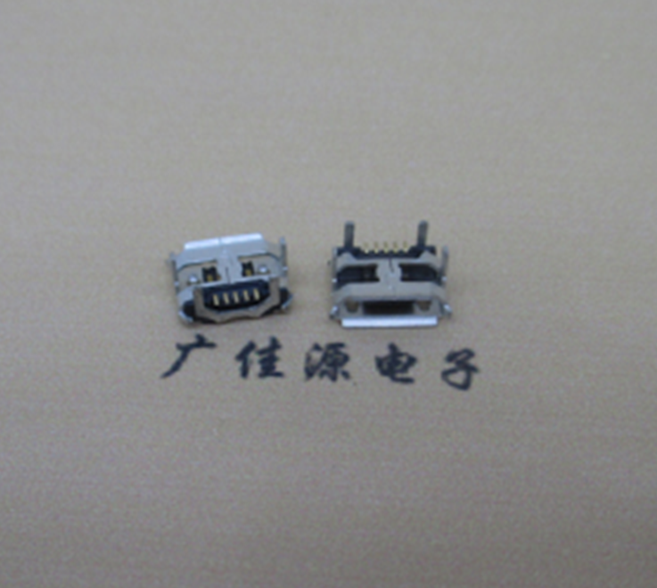 micro usb母座加长牛脚2.0mm