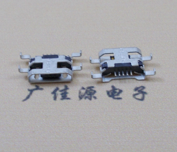 四川MICRO USB 5PIN接口 沉板1.6MM 四脚插板无导位