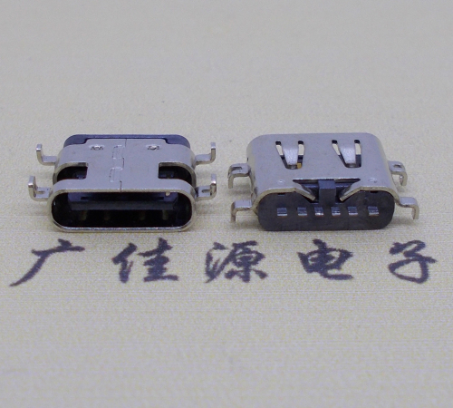 四川USBType-C6P母座沉板1.6连接器