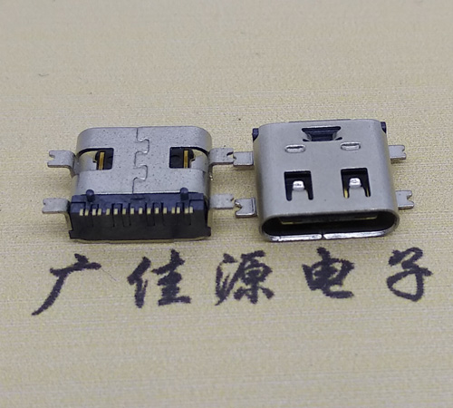 四川type-c16p母座全贴带弹片连接器