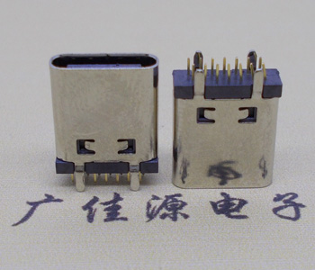 四川立式直插usb type-c14p母座长L=10.0mm