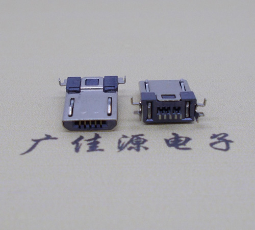 四川Micro usb焊板式公头贴片SMT款无弹超薄
