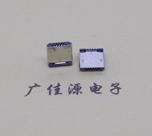 四川micro usb 5p公头 短体插板H=5.9立插