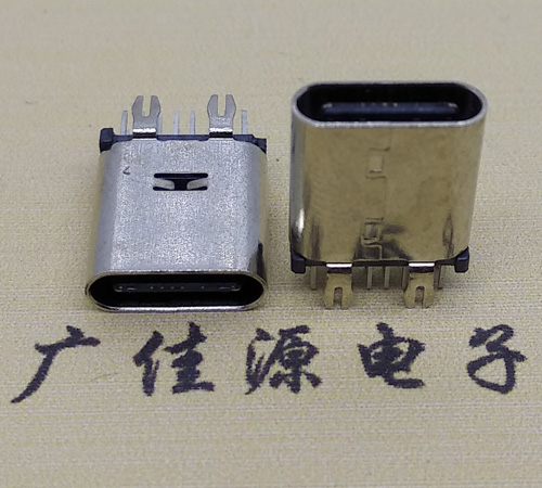 四川直立式type-c14p母座接口 usb type-c连接器