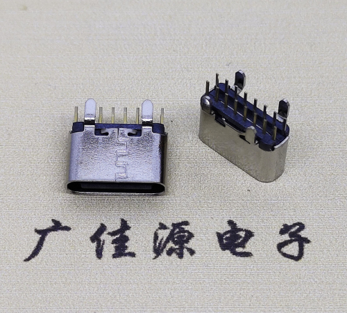 四川USB 3.1TYPE C直插母座16Pin引脚图正负极规范