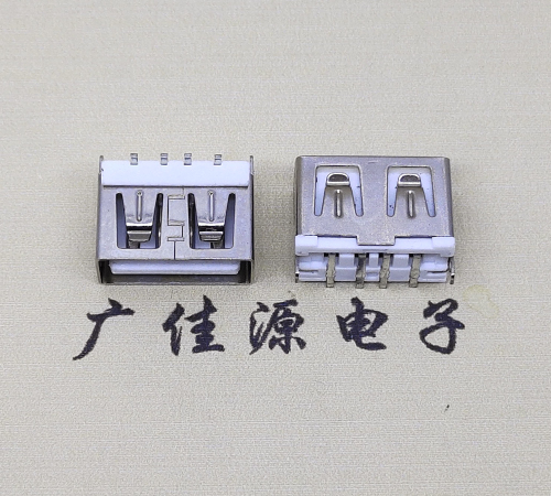 四川usbA母立贴10.0mm短体 DIP立插式连接器接口
